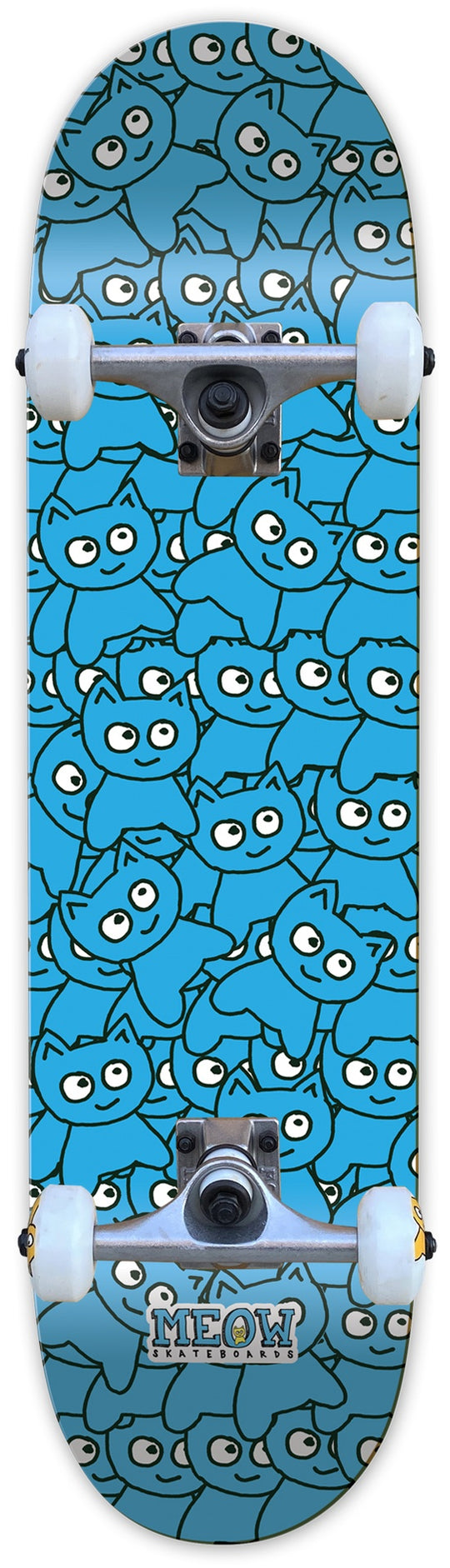 Meow Sticker Pile Cmyk Cyan Complete 8.25