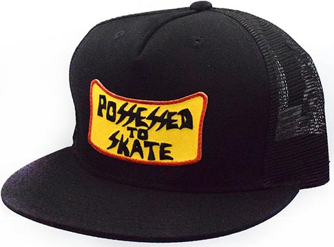 Dogtown X Suicidal Possessed To Skate Patch Mesh Hat Black