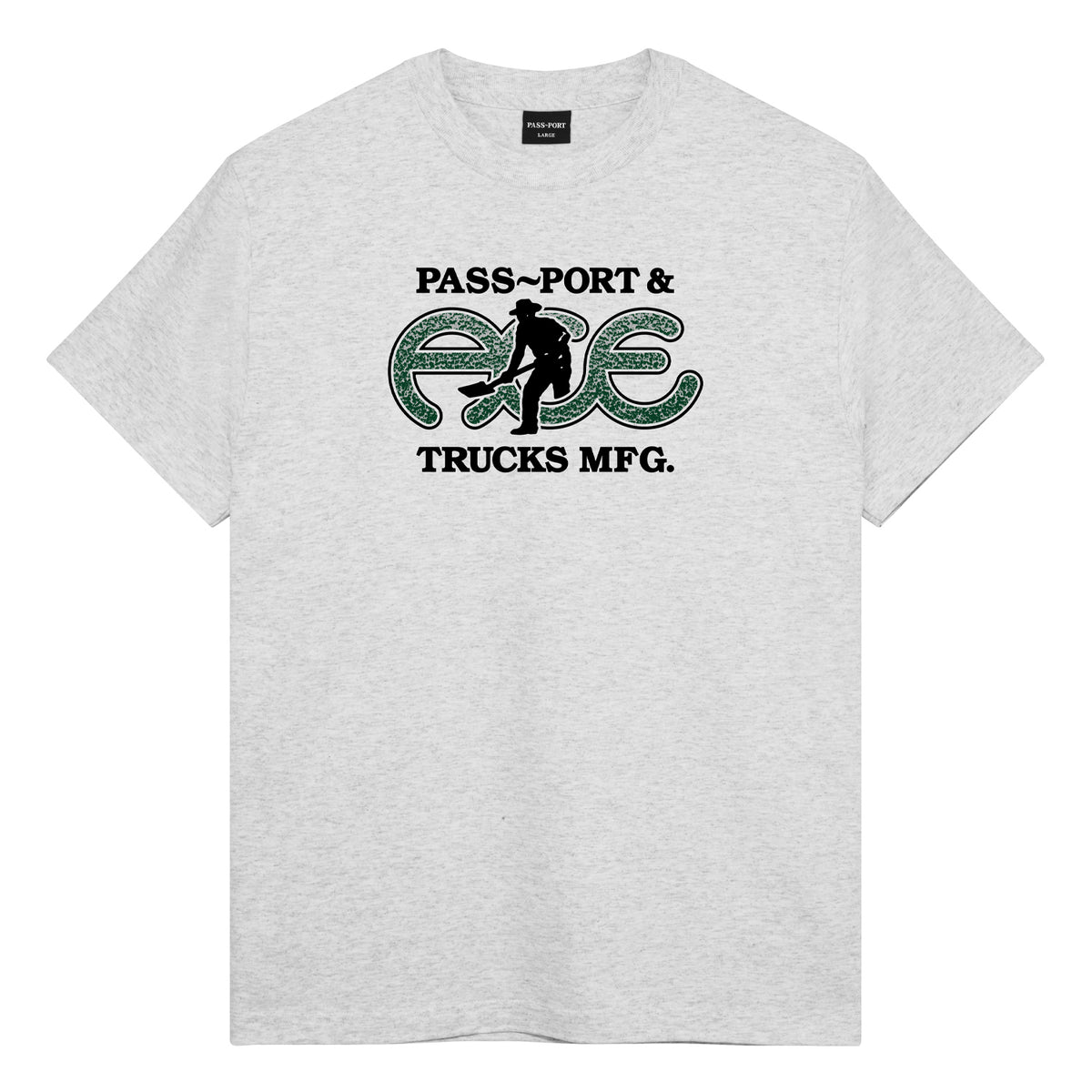 Ace X Pass~port Hammertone Ash Grey Tee
