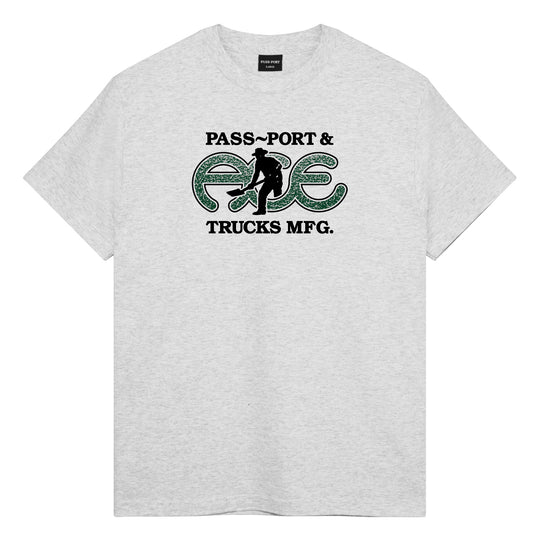 Ace X Pass~port Hammertone Ash Grey Tee