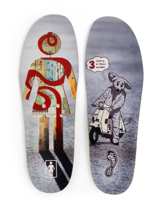 Remind Destin Impact Girl OG 5.5MM Low-To-All Arch Insoles Size 10 - 10.5
