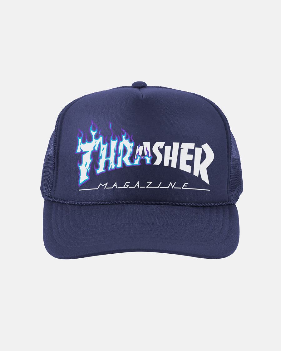 Thrasher Ignite Trucker Hat Navy