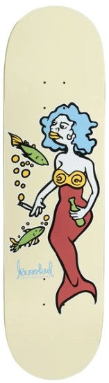 Krooked Team Mermaid Cream Dbx Deck 8.50