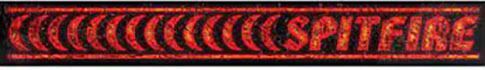 Spitfire Embers Barred Md Sticker