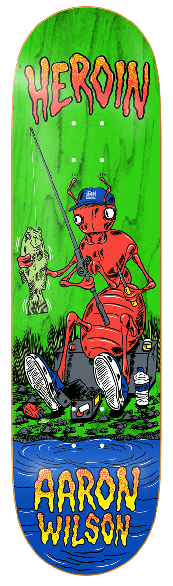 Heroin Aaron Wilson Bug Deck 8.5