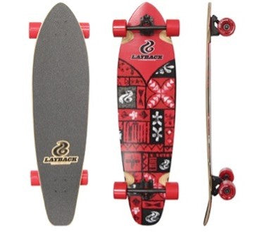 Layback Tavi Kick Tail Longboard Complete 9.75 X 40.00