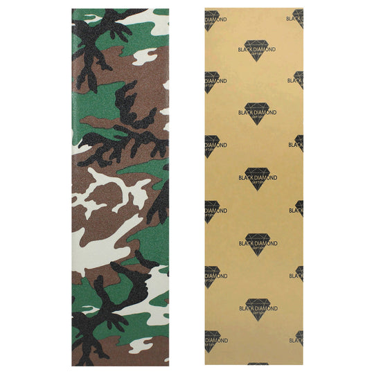 Black Diamond Longboard Griptape Sheet 10.00 X 48.00 Camo
