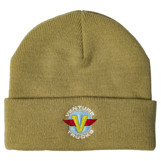 Venture Wings Cuff Beanie Tan