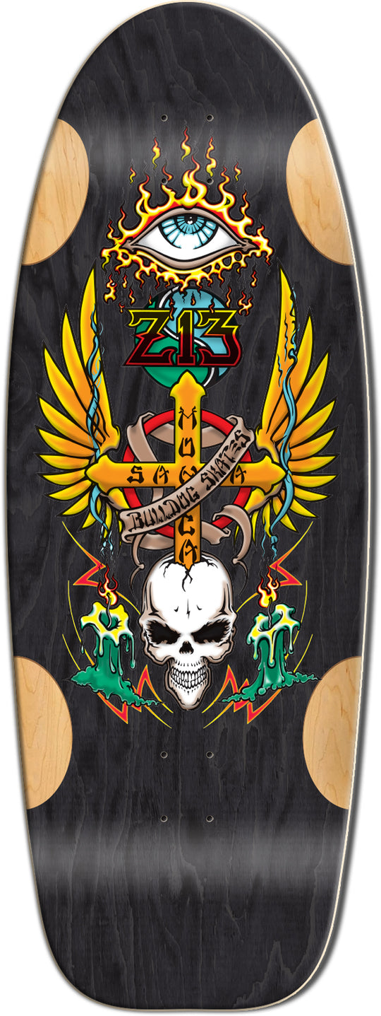 Bull Dog Z 13 Black Stain Shaped Deck 11.87 X 33.00