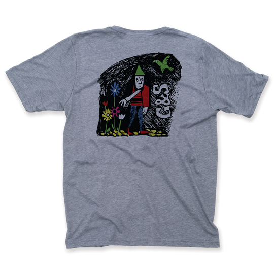 G&s Flower Guy Indigo Tee