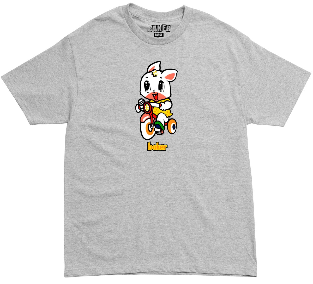 Baker Bunny Heather Grey Tee