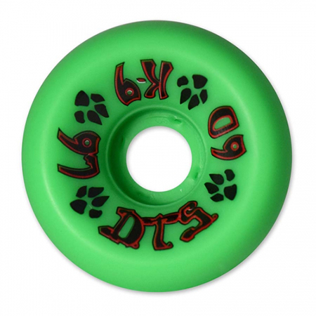 Dogtown K-9 80'S Green Wheels 60MM 97A (Set of 4)