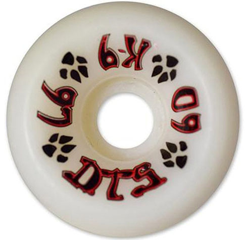Dogtown K-9 80'S White Wheels 60MM 97A (Set of 4)