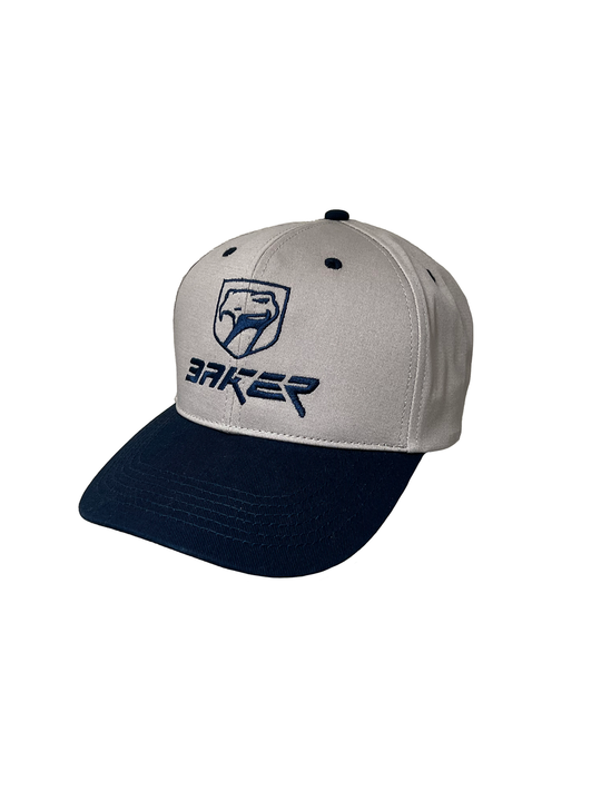 Baker Viper Snapback Hat Grey
