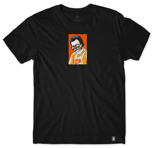 Girl Skull Of Fame Mercury Skull Tar/Orange Tee