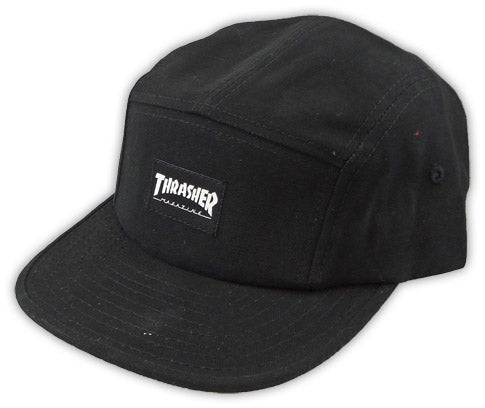 Thrasher Mag Logo 5 Panel Hat Black