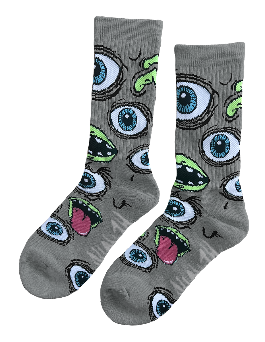 Heroin Mutant Socks Grey