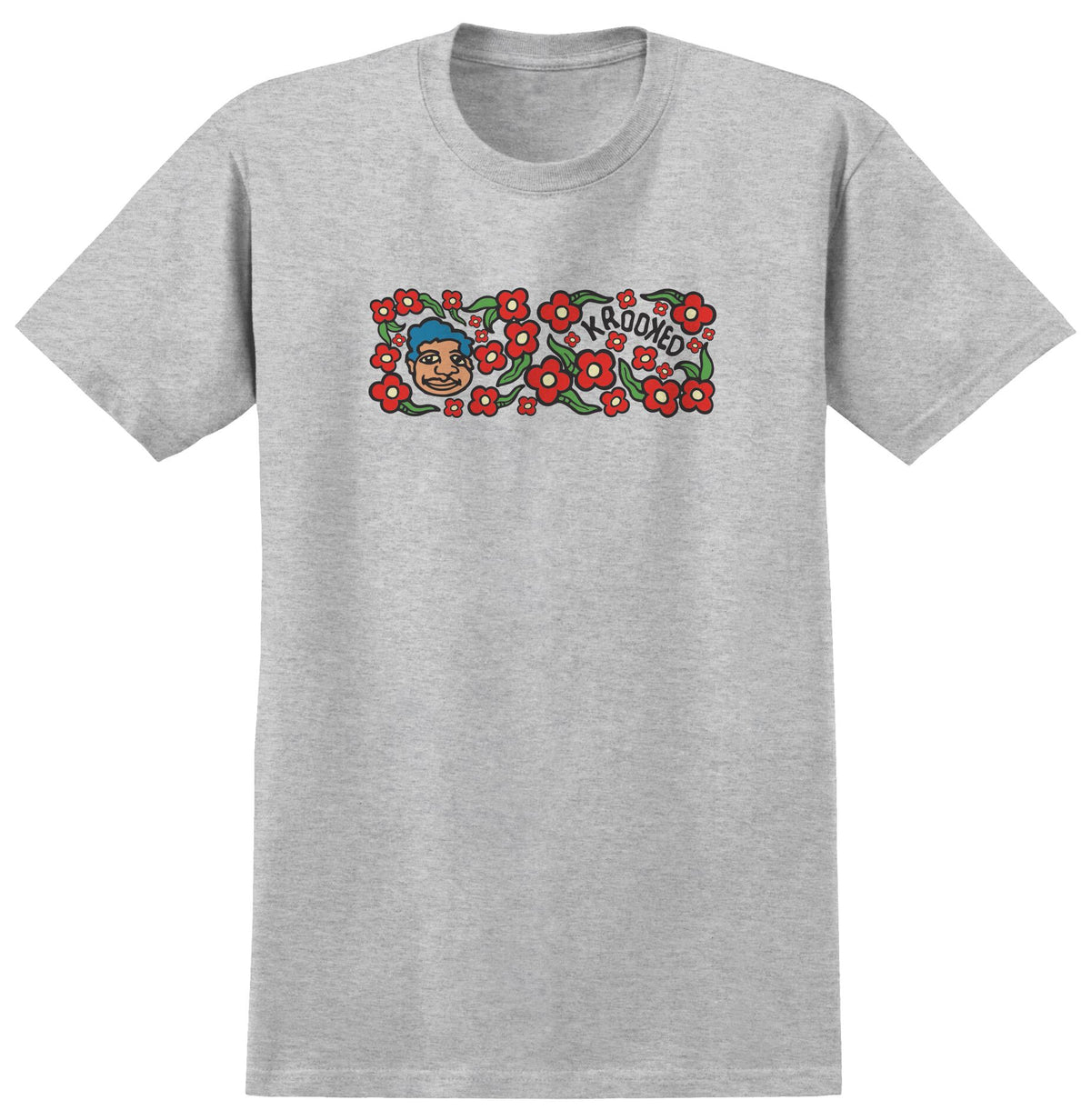 Krooked Sweatpants Redux Heather Grey Tee