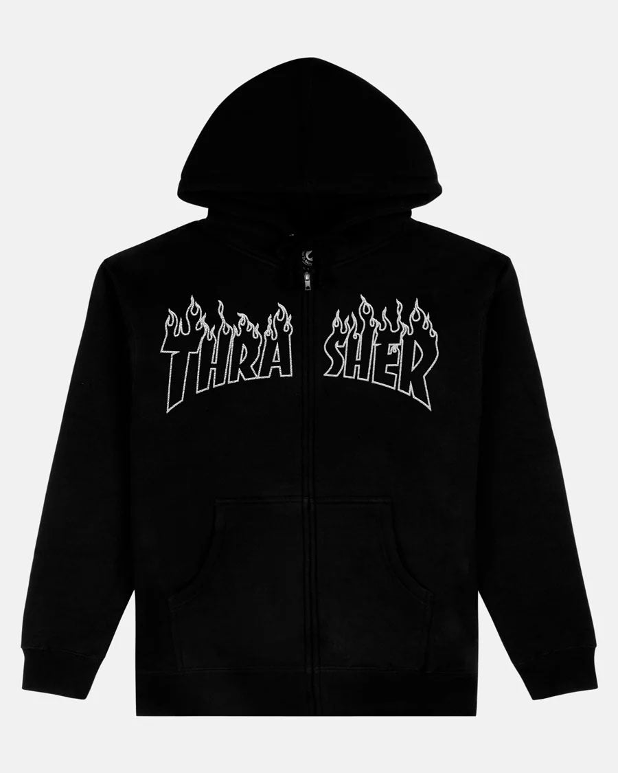Thrasher Flame Emb. Hz/Swt