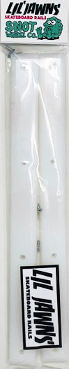 Lil Jawns X Snot Wheels Wideboy Rails White
