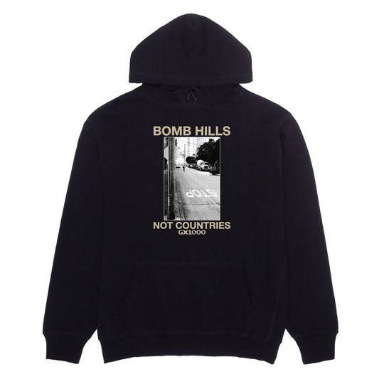 GX1000 Bomb Hills Not Countries Black/Tan Hoodie
