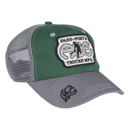 Ace X Pass~port Packers Trucker Hat Green/Steel