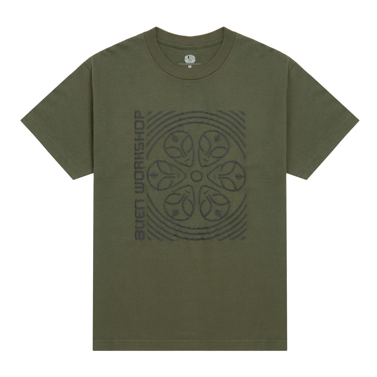 Alien Workshop Watcher Wheel Fatigue Green Tee