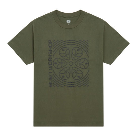 Alien Workshop Watcher Wheel Fatigue Green Tee