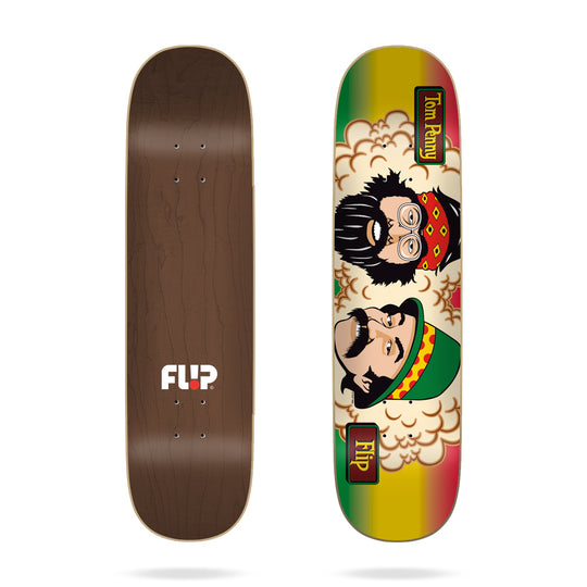 Flip Penny Tom's Friends Rasta Stripe Deck 8.25