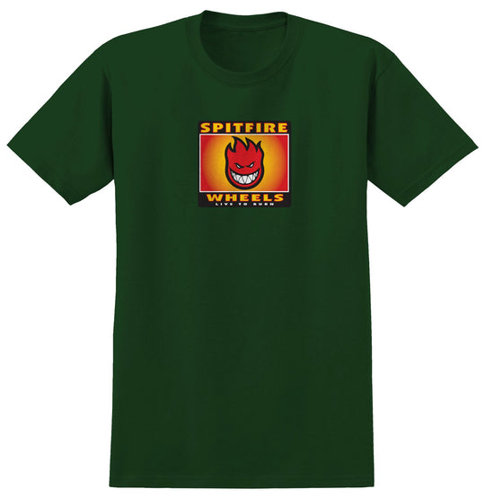 Spitfire Bighead Box Forest Green Tee