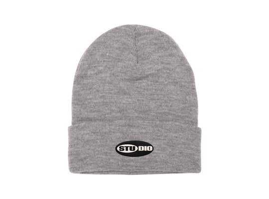 Studio Sound Mind Cuffed Beanie Heather Grey
