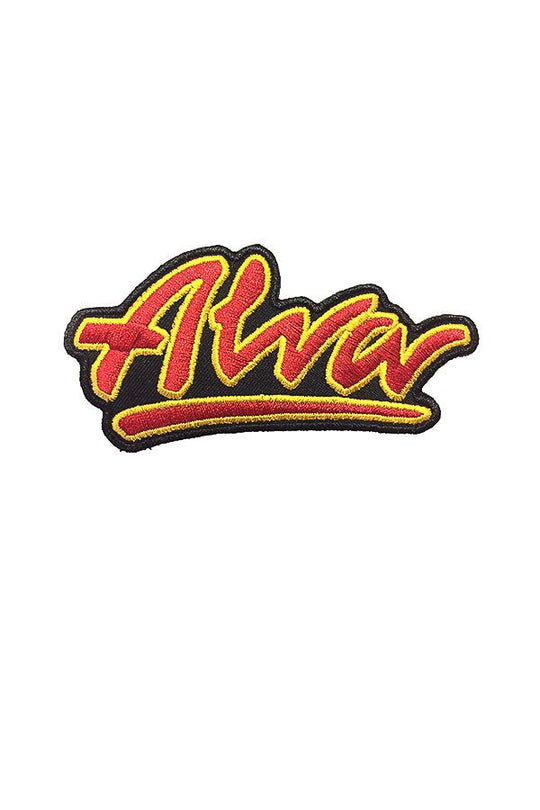 Alva OG Logo Embroidered Iron On Patch
