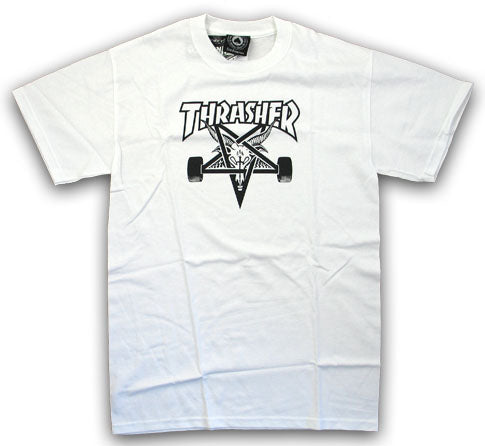 Thrasher SK8 Goat White Tee