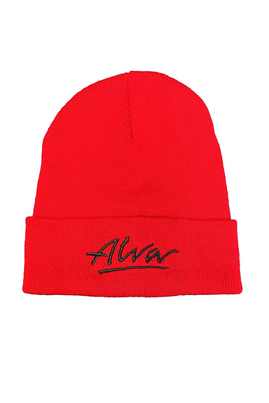 Alva OG Logo Beanie Red