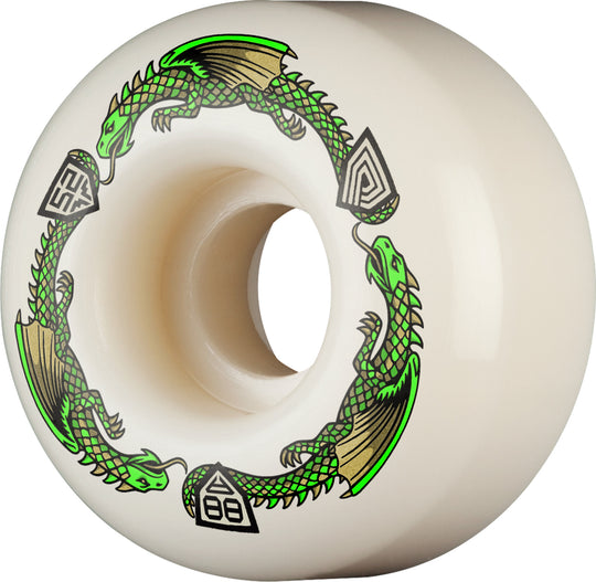 Powell Dragon Formula Green V1 52MM X 31MM 88A (Set of 4)