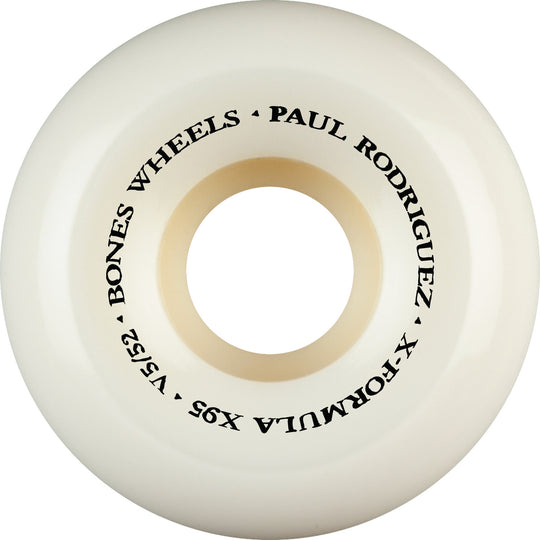 Bones X-Formula P-Rod Switch Heel V5 Sidecuts 52MM 95A (Set of 4)