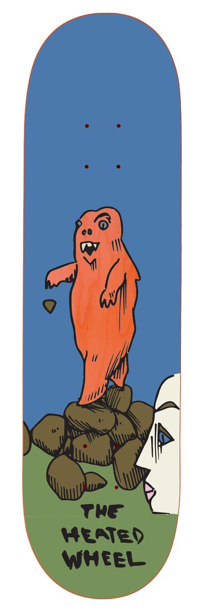 The Heated Wheel Team Wanderer Kids Deck 7.25 X 28.5