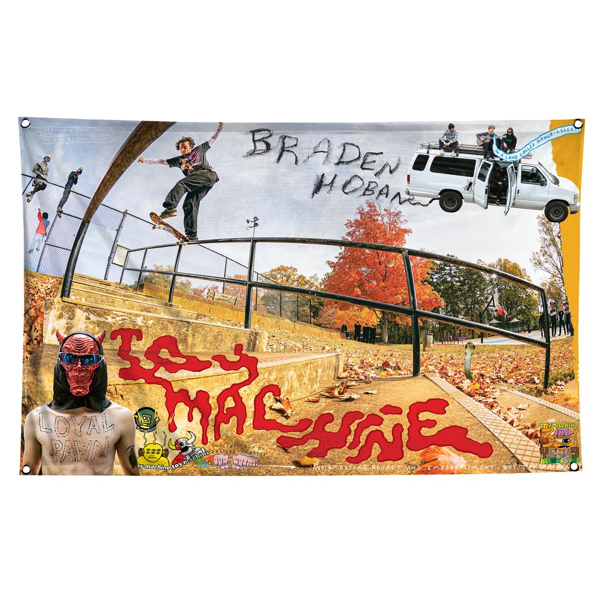 Toy Machine Braden Hoban Flag