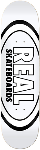 Real Team Classic Oval White Deck 8.38