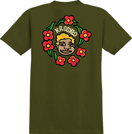 Krooked Mg Military Green Tee