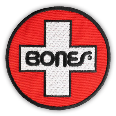 Bones Swiss Circle  Sm Patch