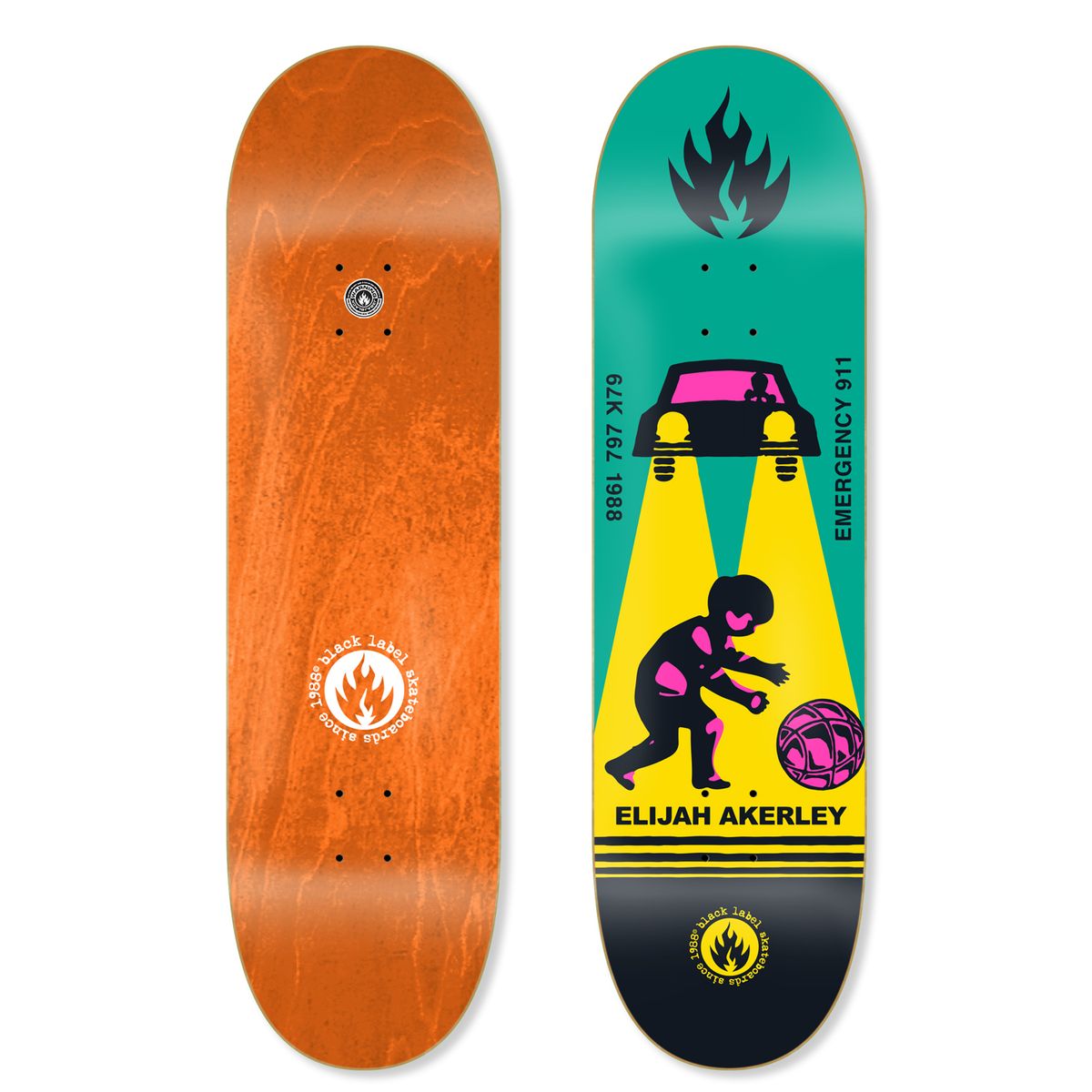 Black Label Elijah Akerley 911 Deck 8.5