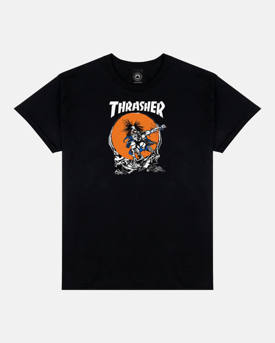 Thrasher SK8 Outlaw Black Tee