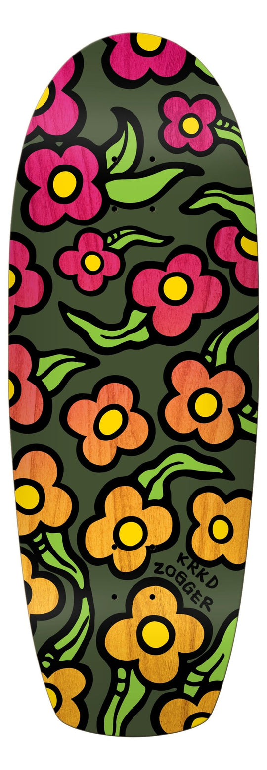 Krooked Team Zogger Wild Style Shaped Deck 10.75
