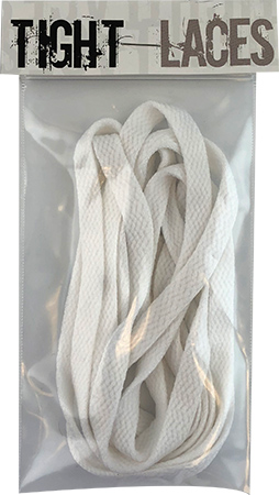 Tight Laces Flat 36" White