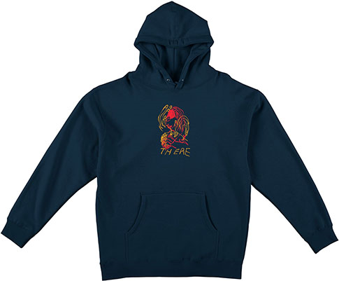 There Spirit Emb Deep Navy Hoodie