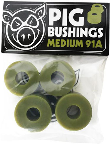 Pig Bushings Olive Medium 91A (4 Per PACK)