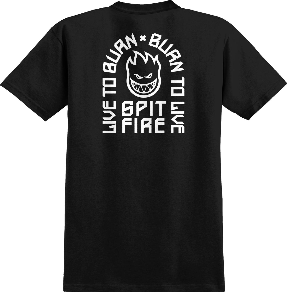 Spitfire Ltb Arch II Black/White Tee