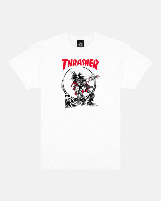 Thrasher Outlaw 2-TONE White Tee