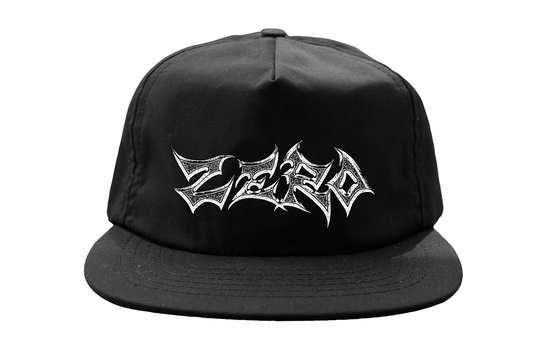Zero Less Than Zero Snapback Hat Black